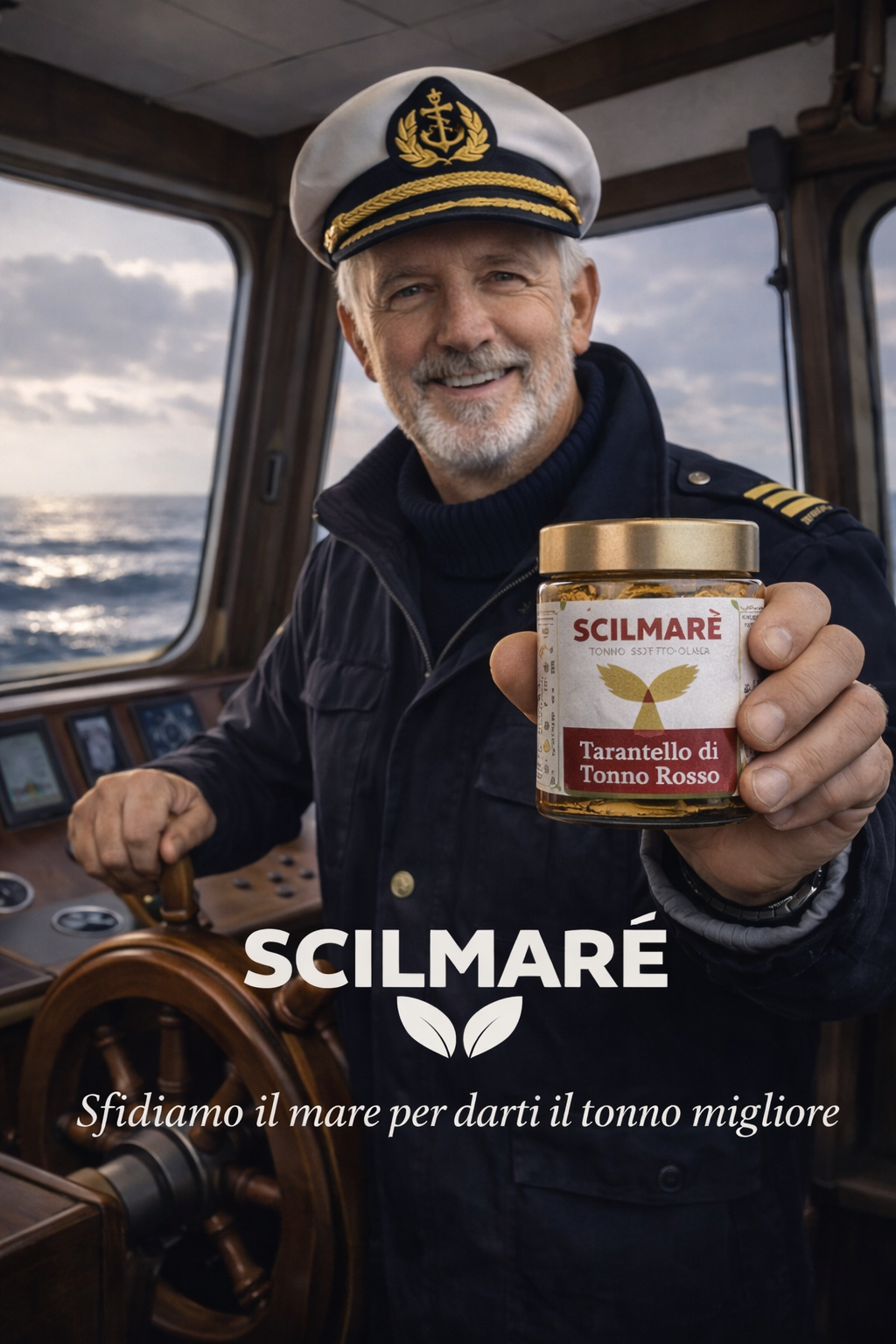 Capitano con vasetto di tonno rosso Scilmarè