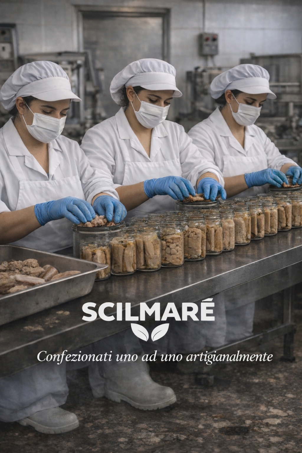 Confezionamento artigianale del tonno rosso Scilmarè