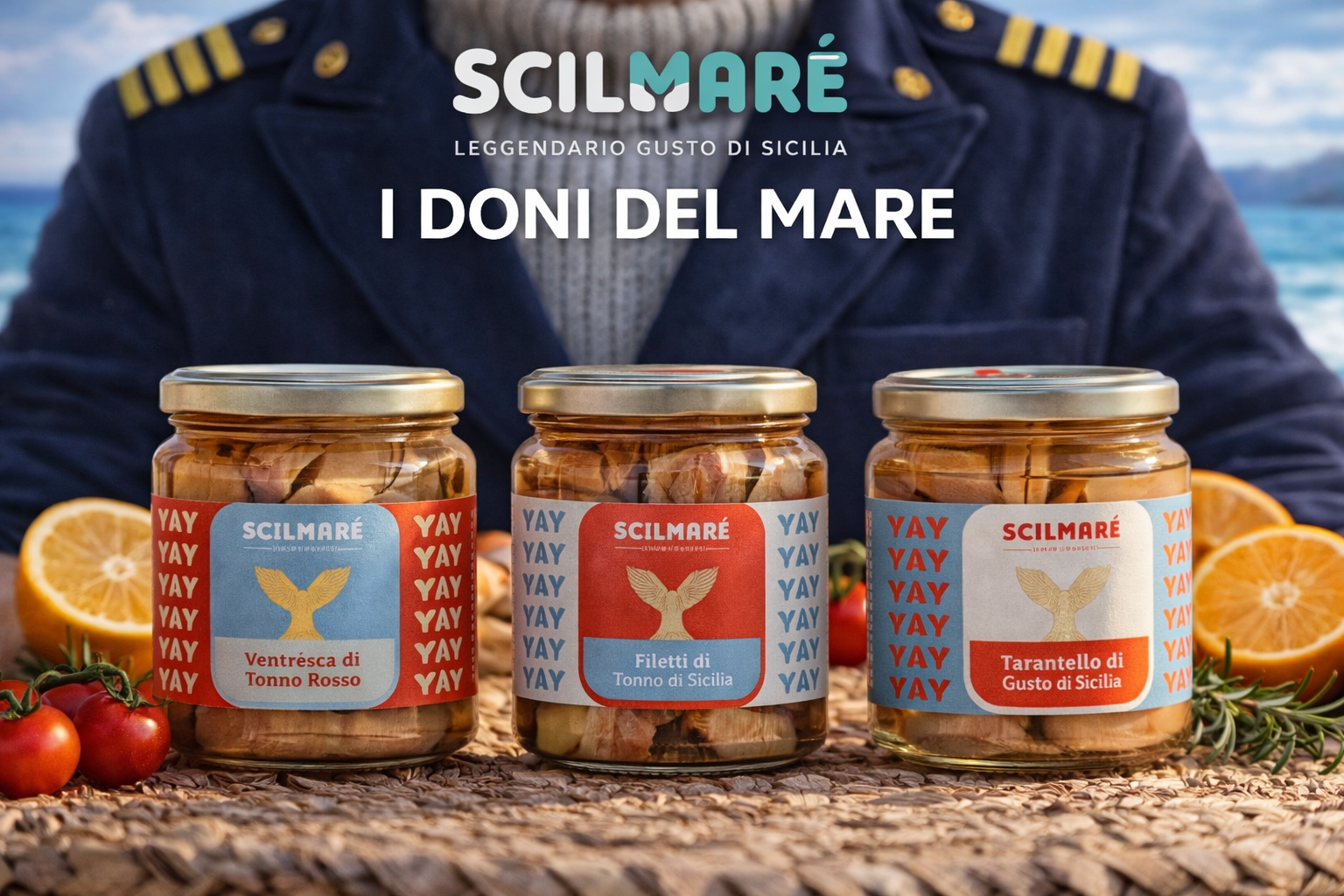 Selezione di ventresca, filetti e tarantello di tonno rosso Scilmarè